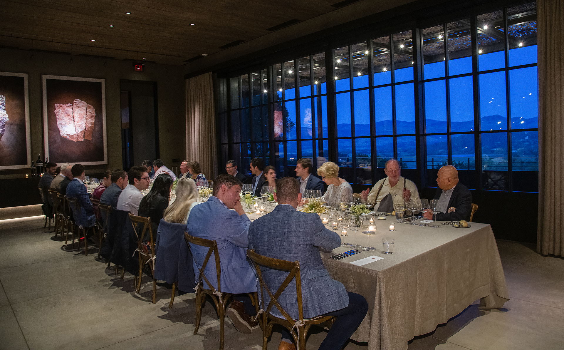 Chaine dinner at Promontory Winery
