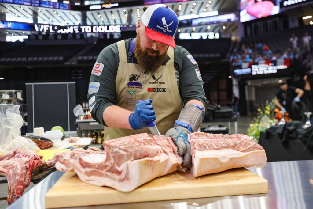 Tucker Speer at the World Butchers' Challenge