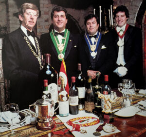 Cutino and others with Chaine ribbons