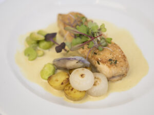 Halibut with Lemon Grass sauce