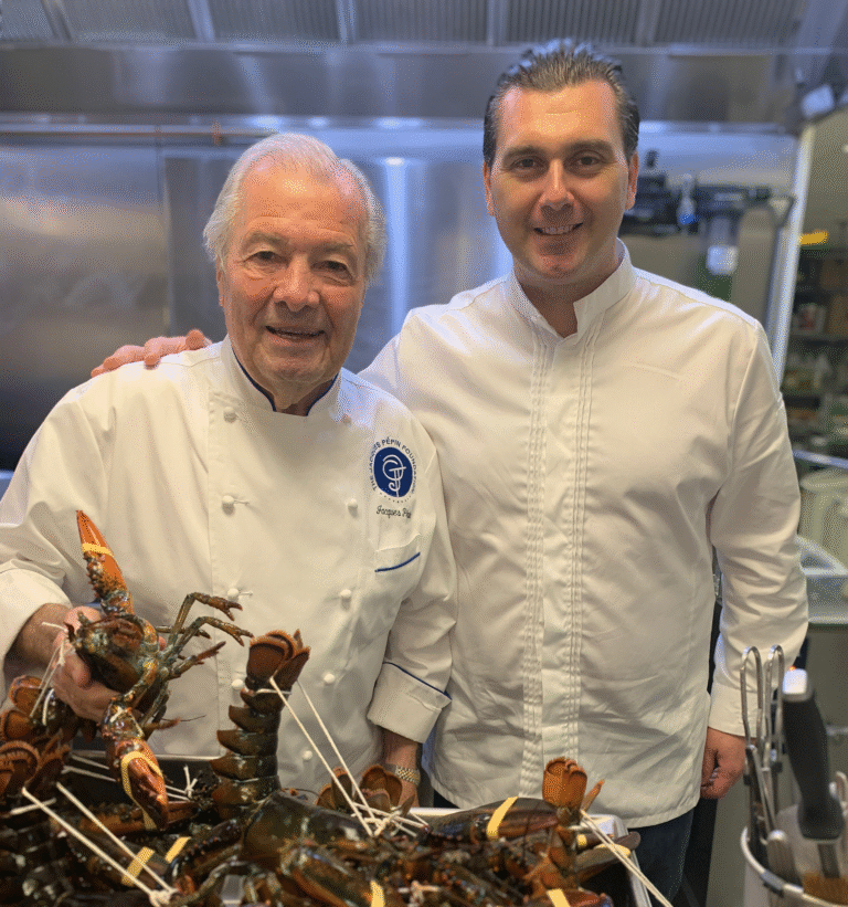 Chef Sébastien Giannini and L’Avant-Garde Host Dinner to Honor Chef Jacques Pépin